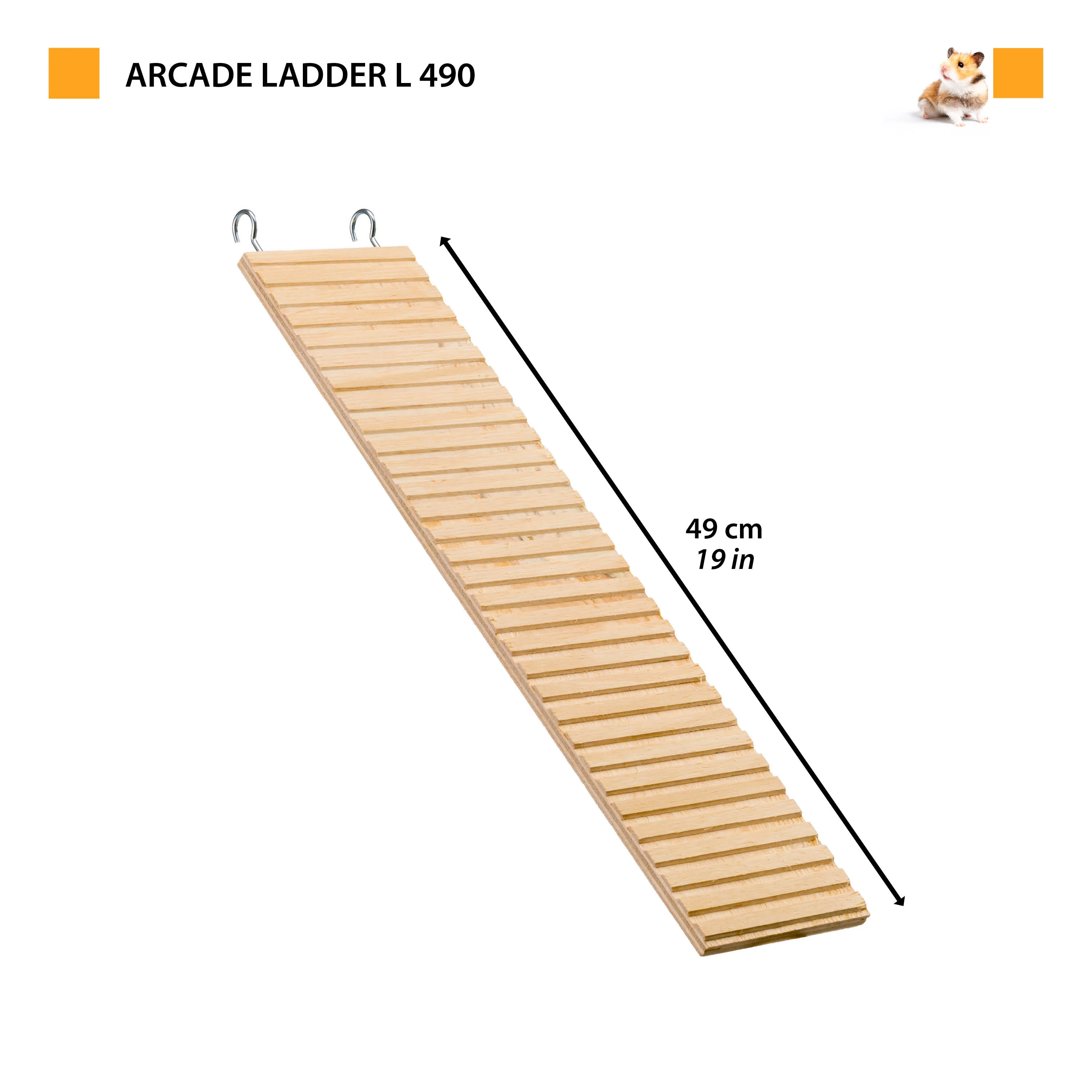 ARCADE LADDER Gioco in legno per criceti e piccoli animali - Image 16