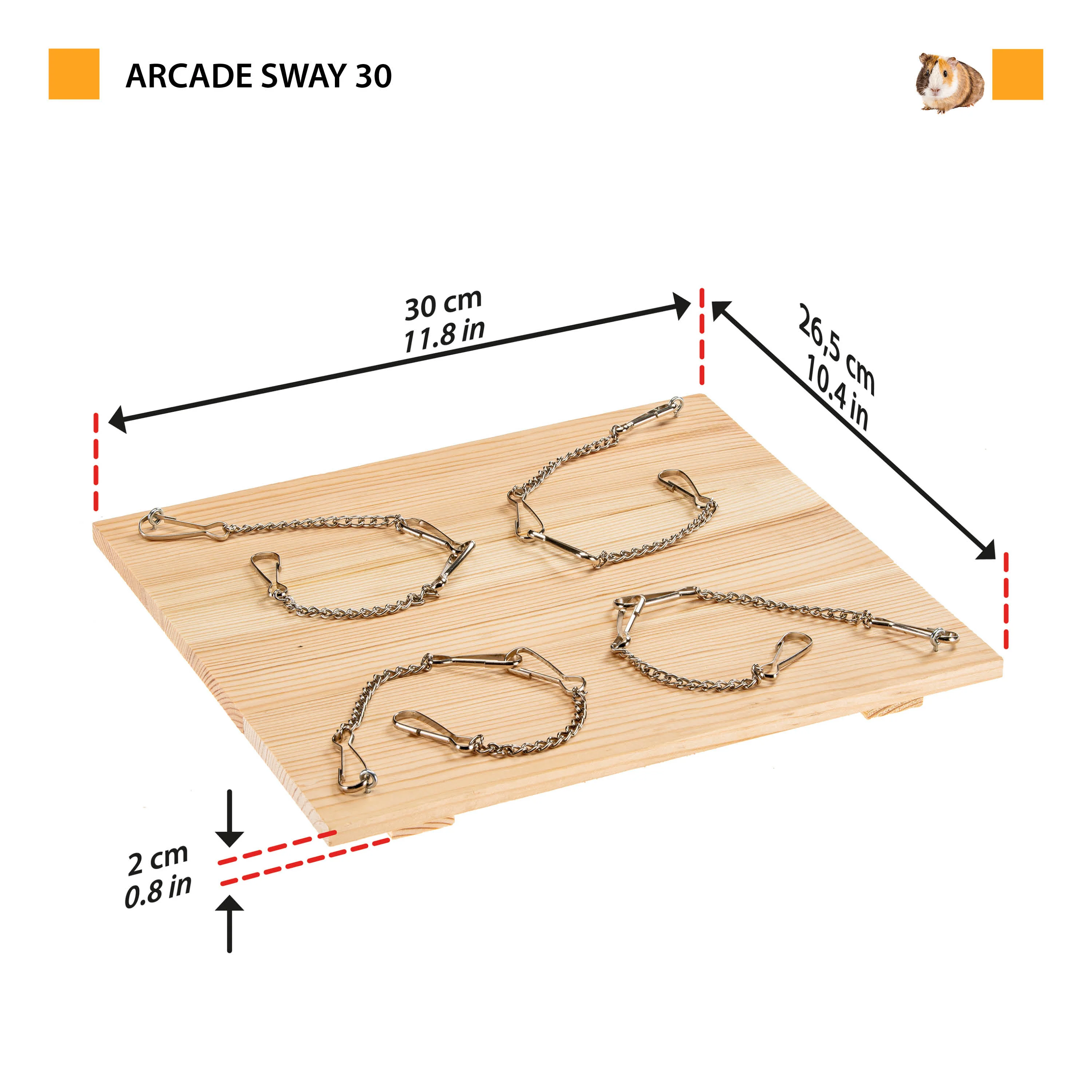 ARCADE SWAY Gioco in legno per piccoli animali - Image 2
