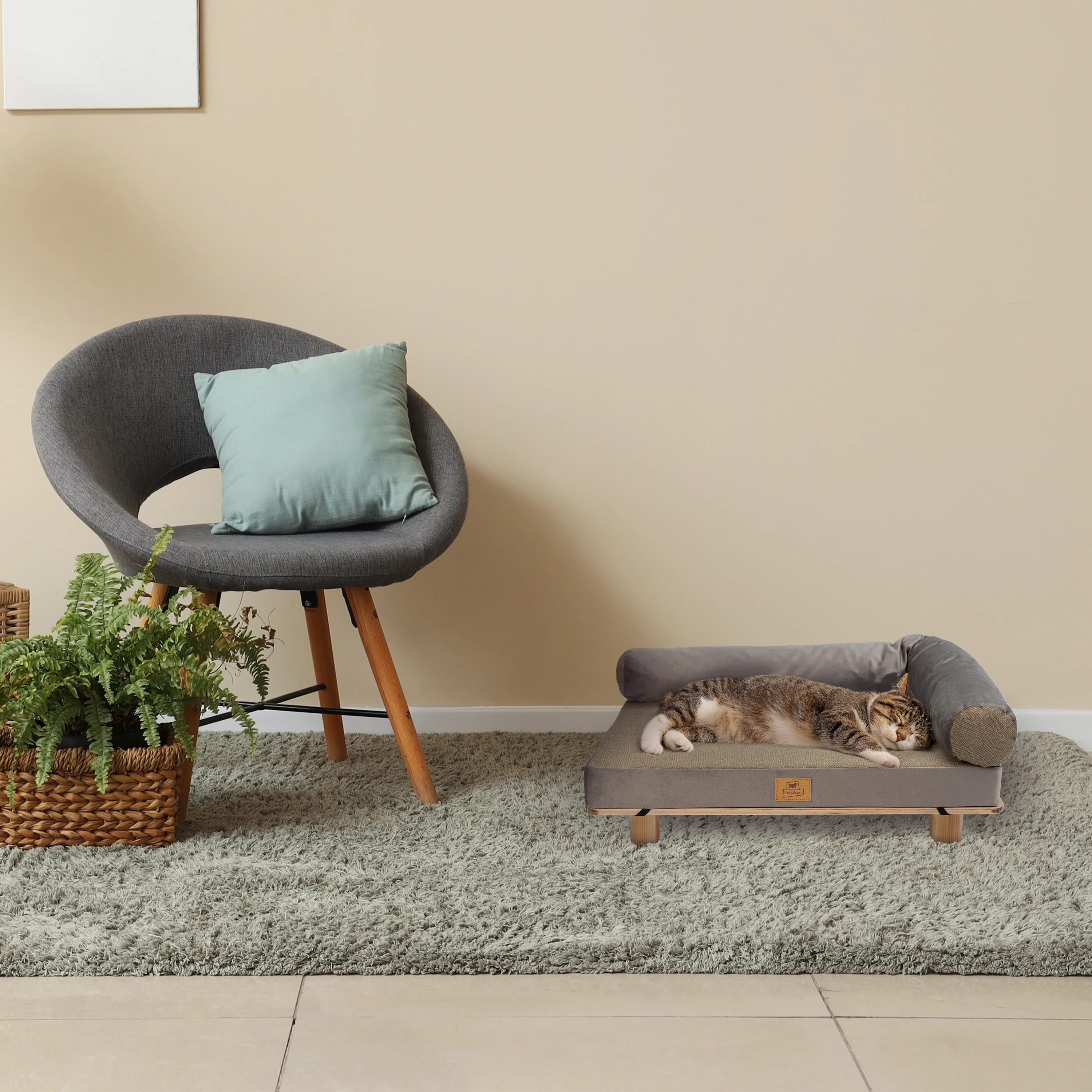 HARU Lettino per cani e gatti in legno - Image 4