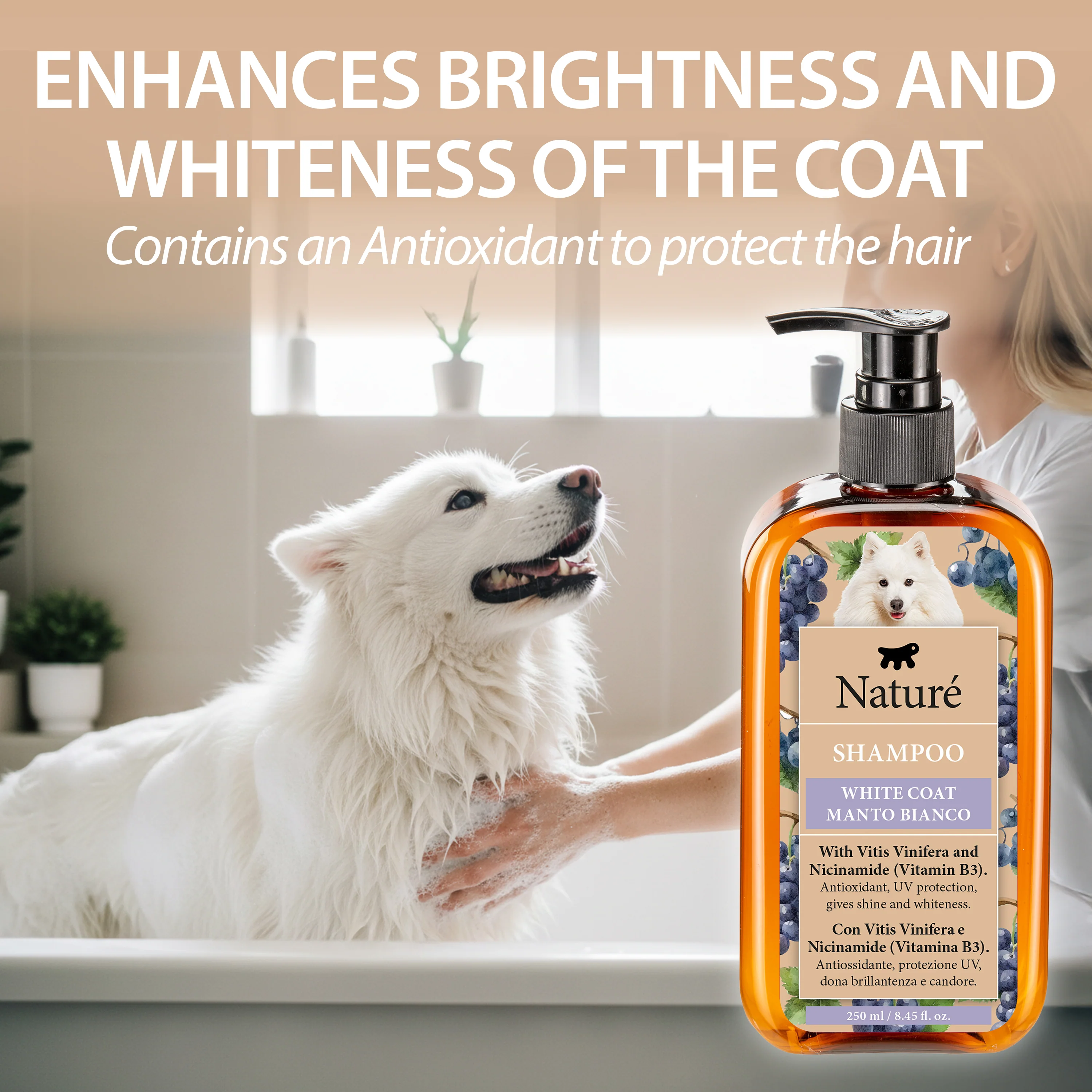 SHAMPOO NATURÉ PER CANI A MANTO BIANCO - Image 3