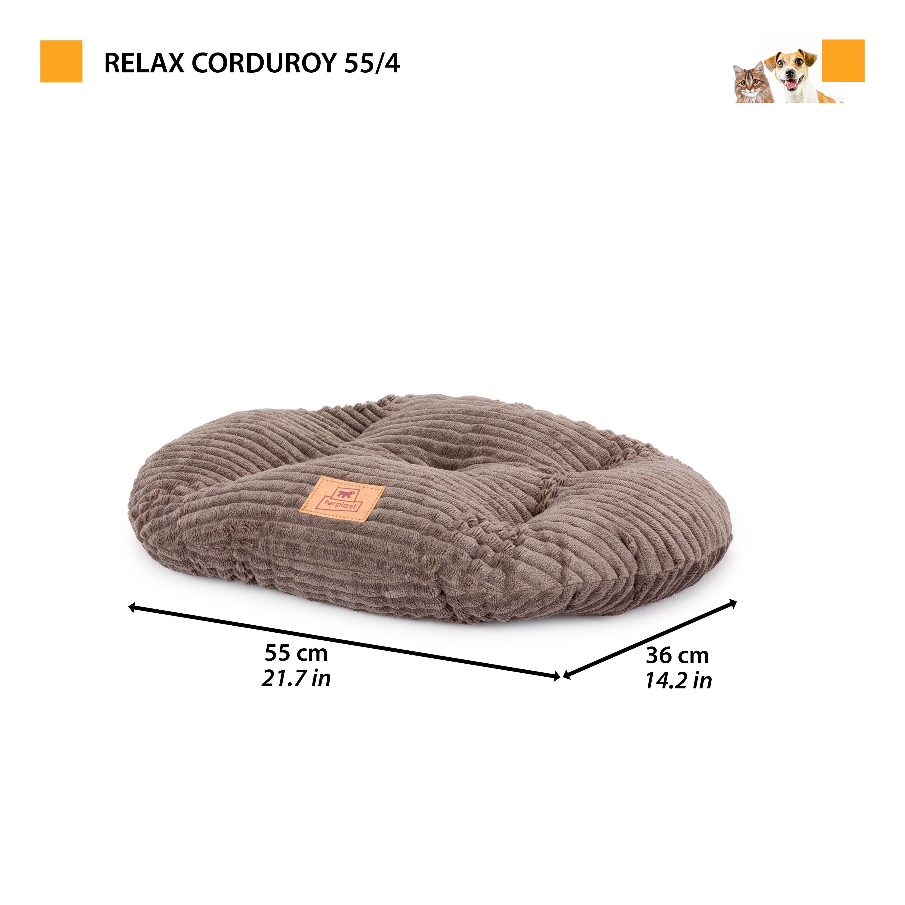 RELAX CORDUROY Cuscino ovale per cani e gatti - Image 17