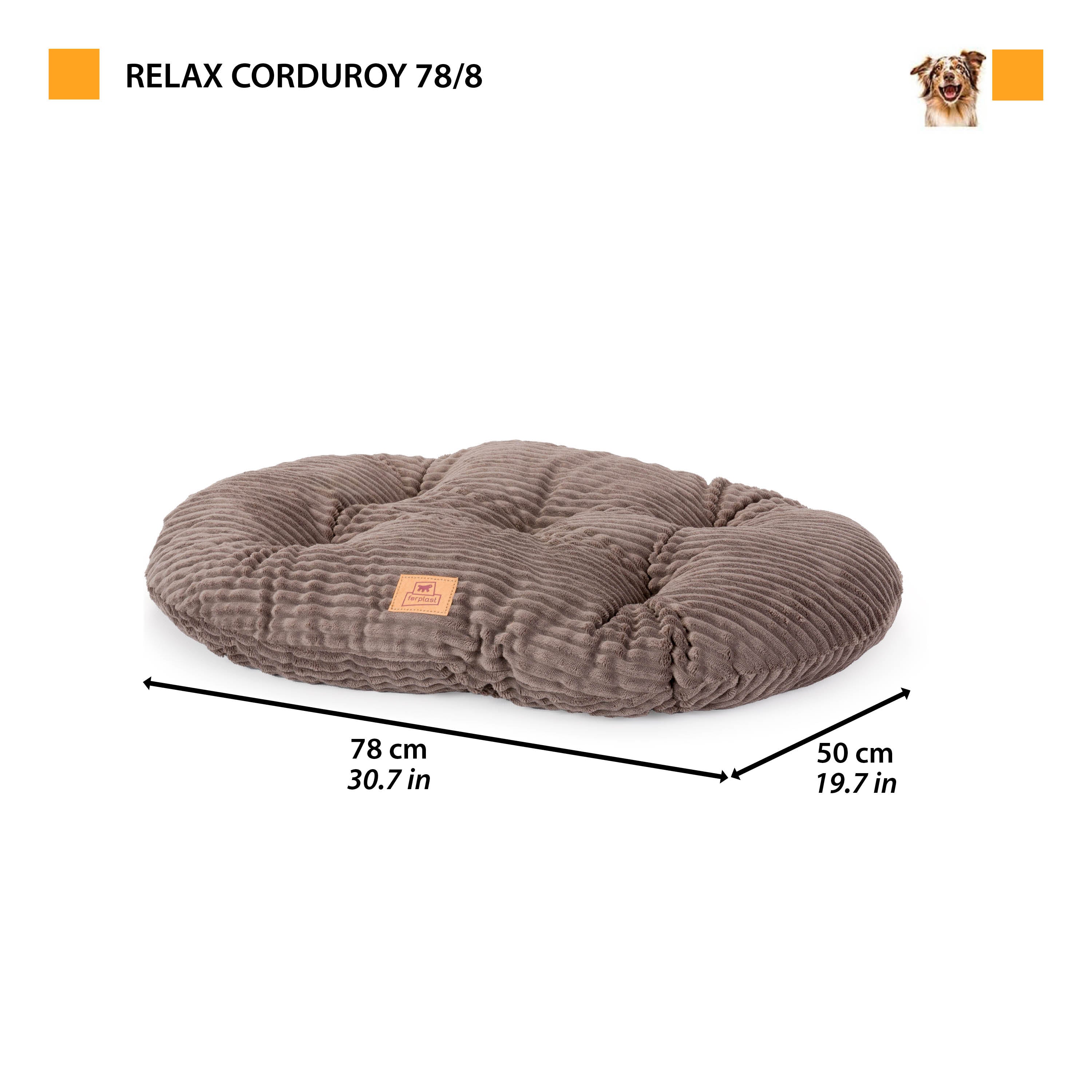 RELAX CORDUROY Cuscino ovale per cani e gatti - Image 43